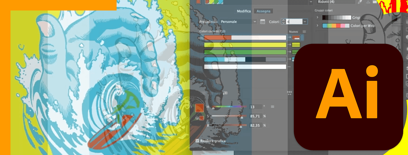 Programma master grafica Illustrator